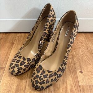Leopard Print Women's Heels